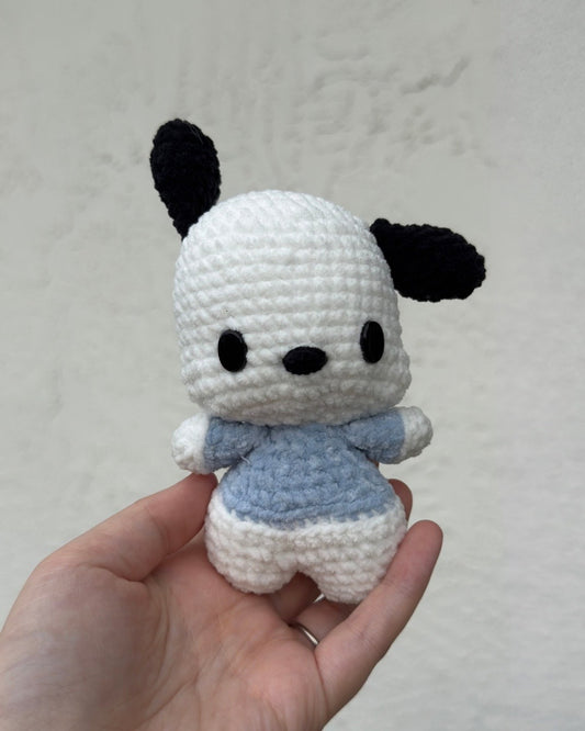 Handmade Crochet Puppy Plush | Soft Amigurumi Dog Character