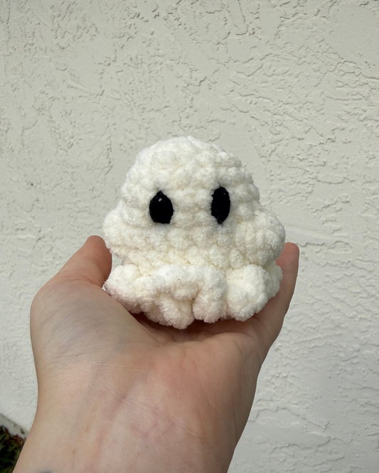 Mini Ghost Plush | Handmade Crochet Ghost | Cute Halloween Plushie