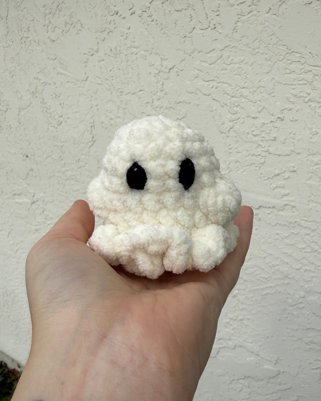 Mini Ghost Plush | Handmade Crochet Ghost | Cute Halloween Plushie